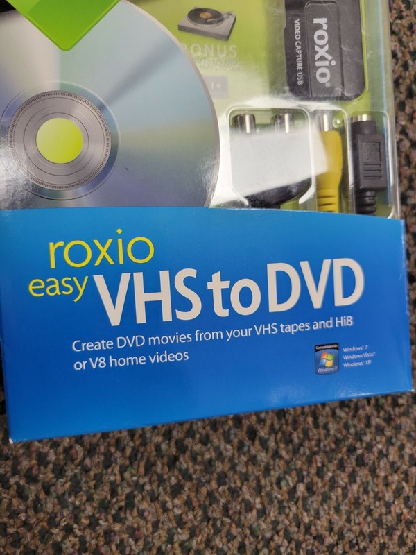 Roxio Easy VHS to DVD for Windows Create DVD Movies from VHS, Hi8 & V8 NEW gallery