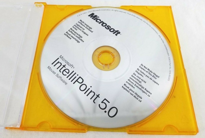 Microsoft Intellipoint 5.0 Mouse Software (2003) Multi-Language - VERY NICE!!! gallery