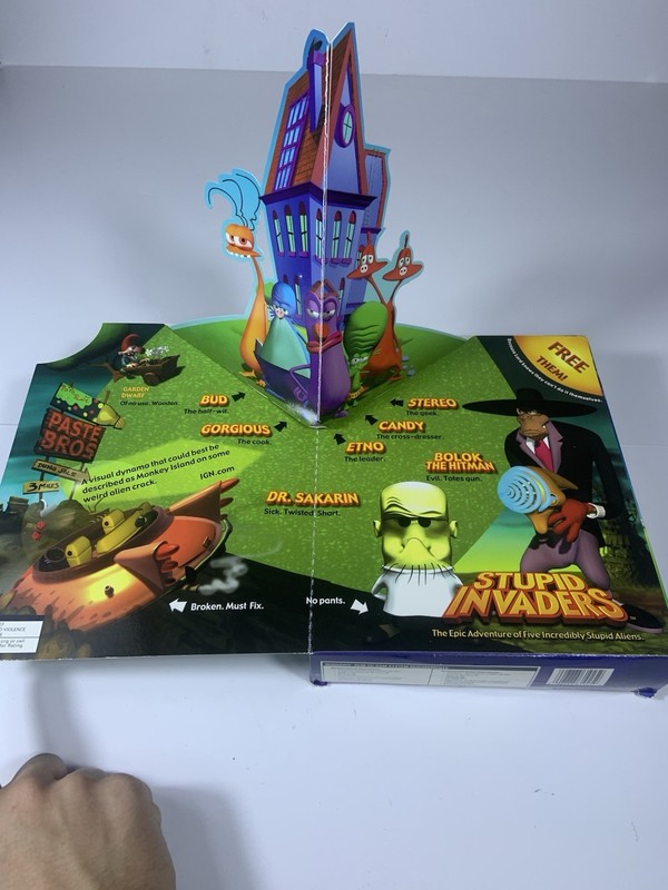 Ubi Soft Stupid Invaders Adventure PC Game 4 CD Set Windows English gallery