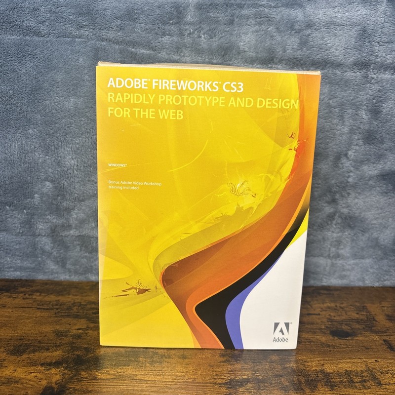 Adobe Fireworks CS3 for Windows Education w/Video Workshop!