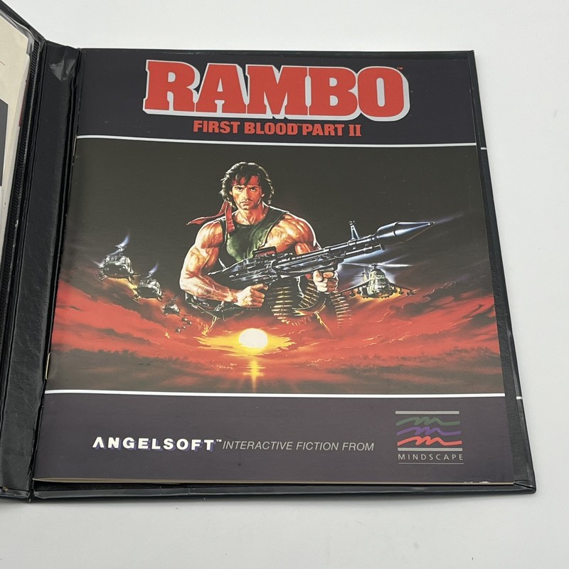 RAMBO FIRST BLOOD PART II MACINTOSH Mindscape Computer PC Game! gallery