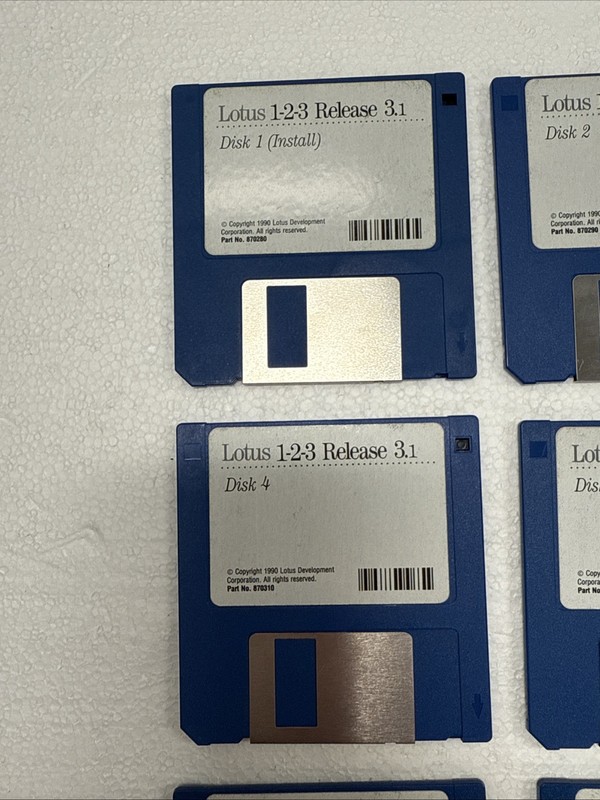 9 3.5” Disks - Best Of Lotus 1-2-3 Release 3.1 Add In Support - untested!! gallery