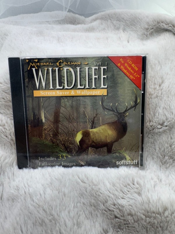 Michael Coleman Wildlife Vol. 1 CD-ROM Screen Saver & Wallpaper By SoftStuff