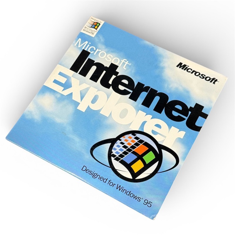Vintage Microsoft Internet Explorer 2.0 Windows 95 CD-ROM Original Disc + Sleeve gallery
