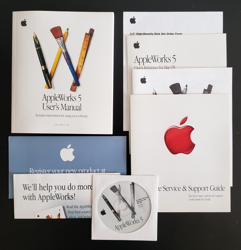 AppleWorks 5 (Big Box, Excellent, Mac) gallery
