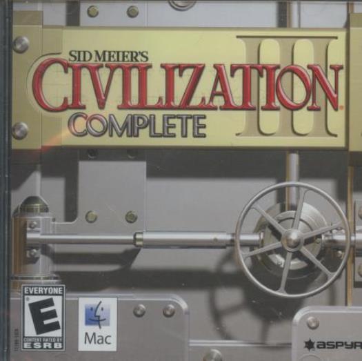 Civilization 3 III Complete MAC DVD Sid Meier’s sci-fi strategy game SEALED CASE