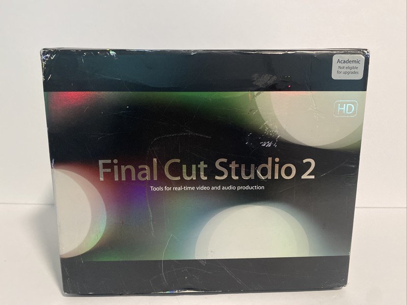 Apple 2007 Final Cut Studio 2 HD Academic MA891Z/A – TESTED/Read