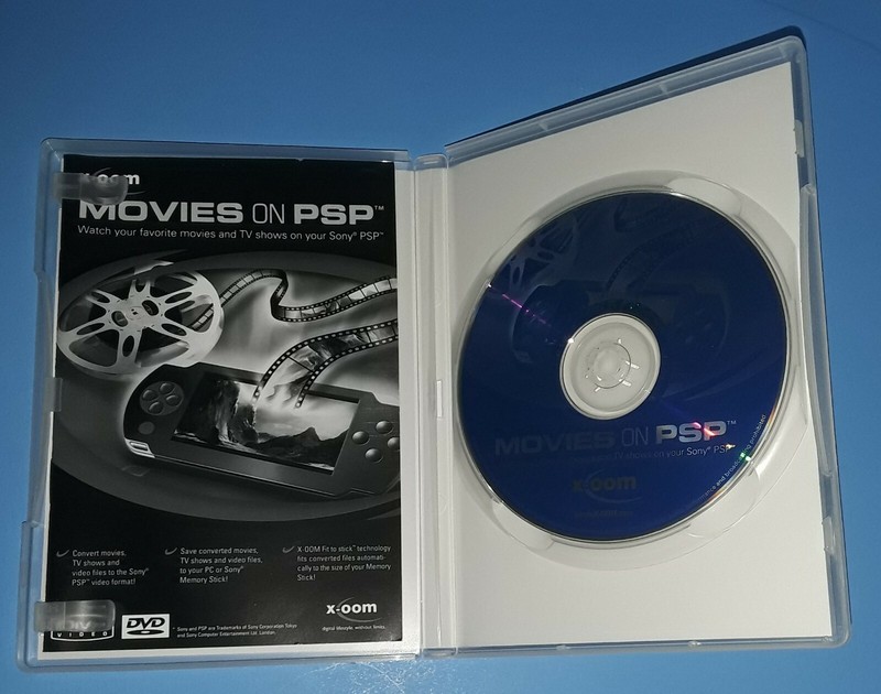 X-OOM - MOVIES ON PLAYSTATION PSP (Movies, Games, Music Transfer) - MINT Disc gallery