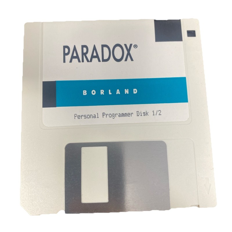 4 Vintage Borland Paradox 3.5 Disks 1988 gallery