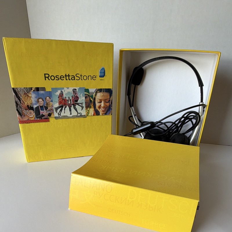 Rosetta Stone TOTALe German Levels 1-5 Language Course all cds and headphones gallery