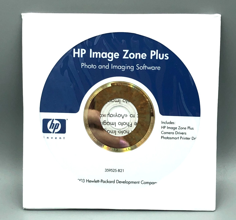HP Image Zone Plus Photo and Imaging Software CD