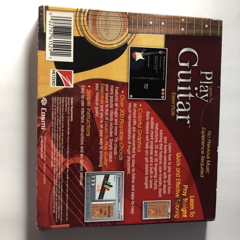 Learn To Play Guitar: Essentials (New PC CD-ROM 2011) Windows **Free Shipping! gallery