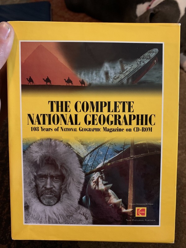 THE COMPLETE NATIONAL GEOGRAPHIC MAGAZINE 108 YEARS ON CD-ROM 1880s to 1990s FS