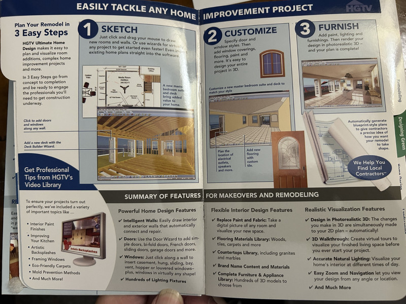 HGTV Ultimate Home Design With Landscaping and Decks; Software Plus Book & Bonus gallery