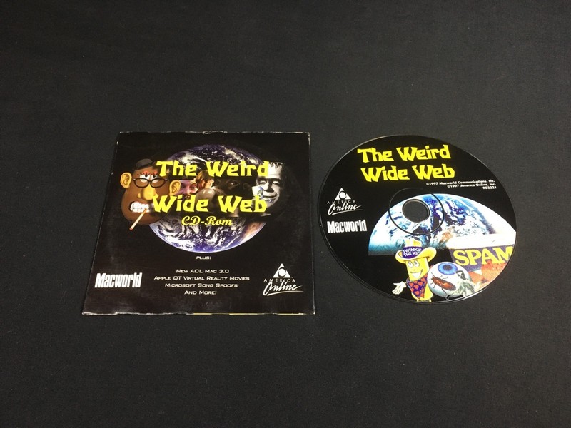 1997 The Weird Wide Web CD-ROM - Macworld / AOL - Macintosh Classic OS gallery