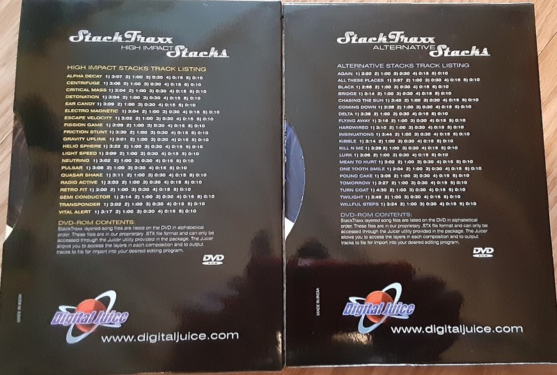 Digital Juice Stack Traxx Layered Digital Music Lot Volume 13, 14, 29, 33, 40 gallery