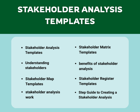 45+ Stakeholder Analysis Templates Excel Word Google Sheets | Project Management gallery