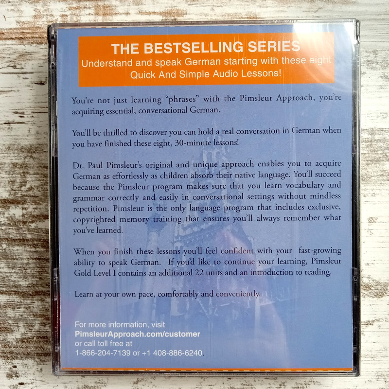 Pimsleur Quick & Simple German 2nd Revised Edition Audio CD Lessons Sealed 4 cds gallery