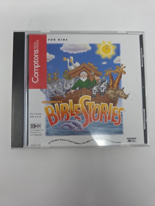 Children’s BIBLE STORIES COMPTONS NEW MEDIA Win/Mac CD-ROM 1996 (untested)