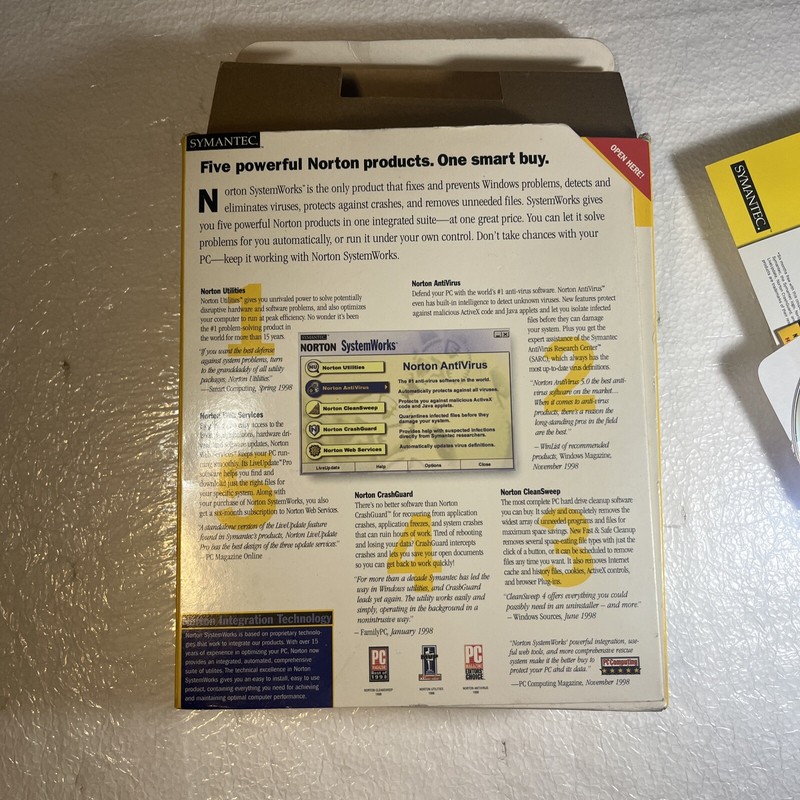 NORTON SYSTEMWORKS VERSION 2.0 Year 2000 SYMANTEC gallery