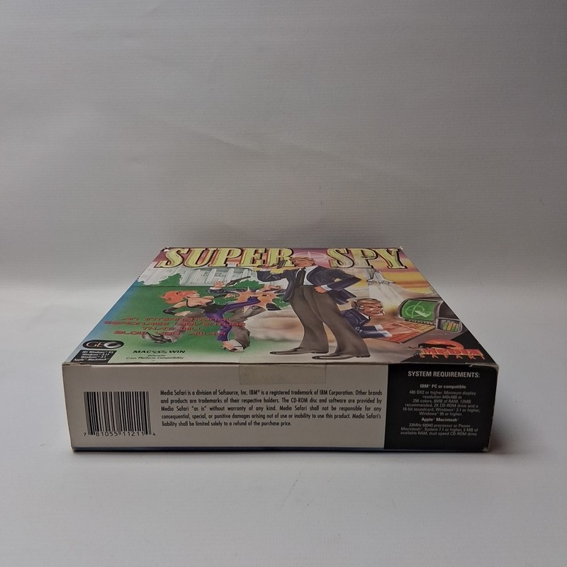 Super Spy PC CD stop terrorists point click game! RARE 1996 GameCo........R2S3B5 gallery