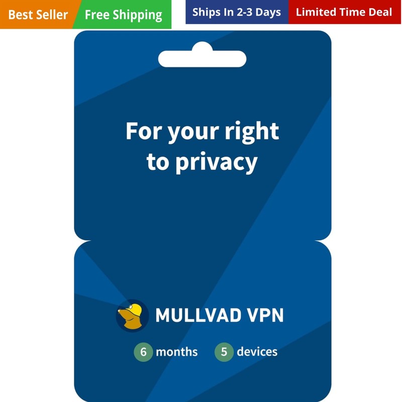 6 for 5 Devices | No-Log Security VPN Service | Protect Your Privacy