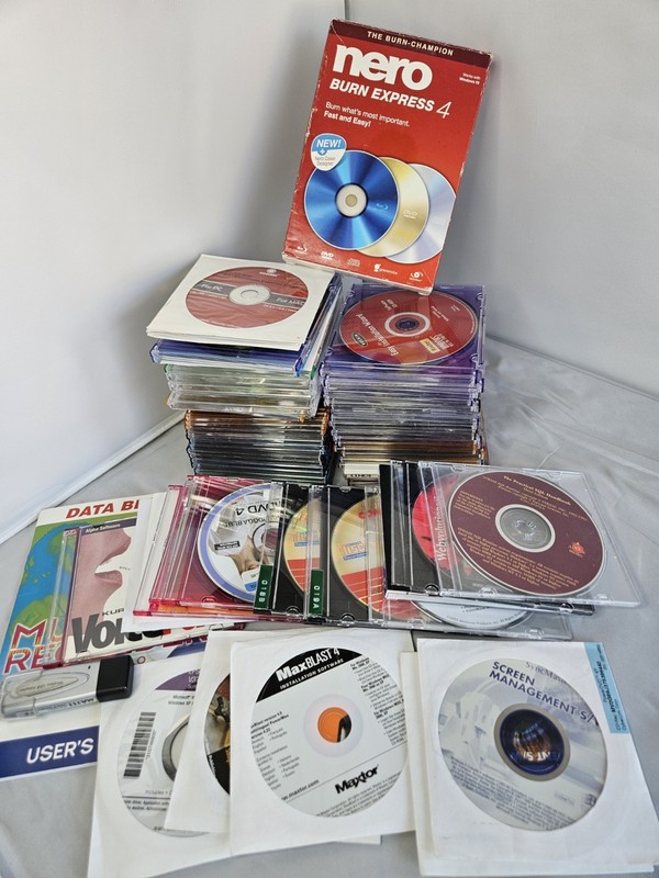 Loose PC CD Rom Lot – Program Installs, Utilities, Learning, & Software – Win