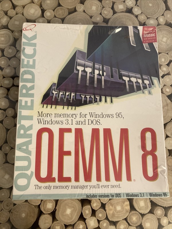 QEMM 8 UPGRADE, for Windows 3.1, Dos, Windows 95, 3.5inch Diskette, NEW FACTORY