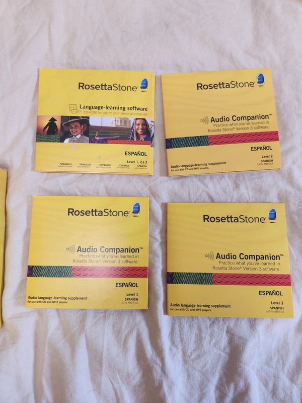 Rosetta Stone Spanish (Latin America) Level 1-3 Set Complete in Box gallery