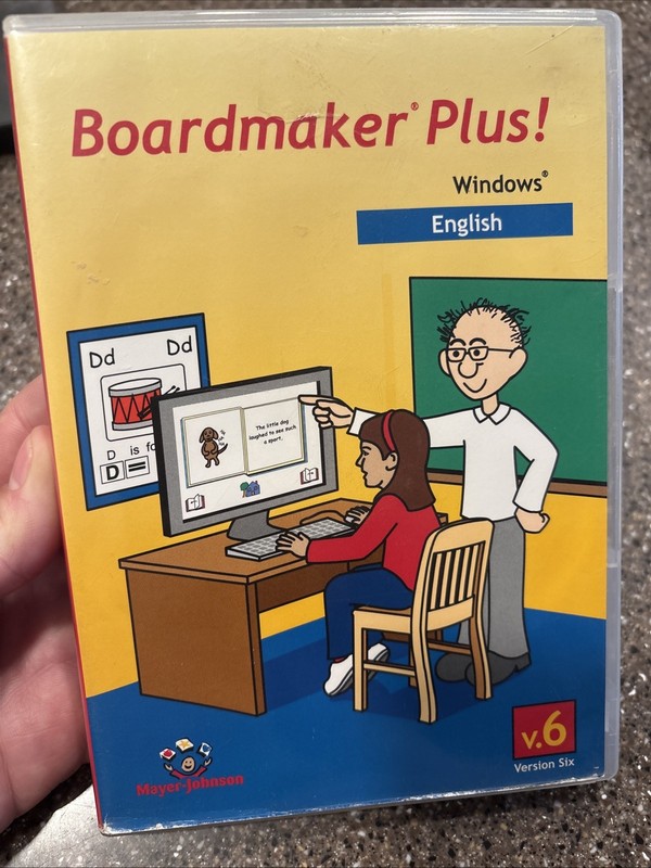 Boardmaker Plus! V.6.1.4 Windows [CD-ROM] 2 Disc Mayer-Johnson ENGLISH