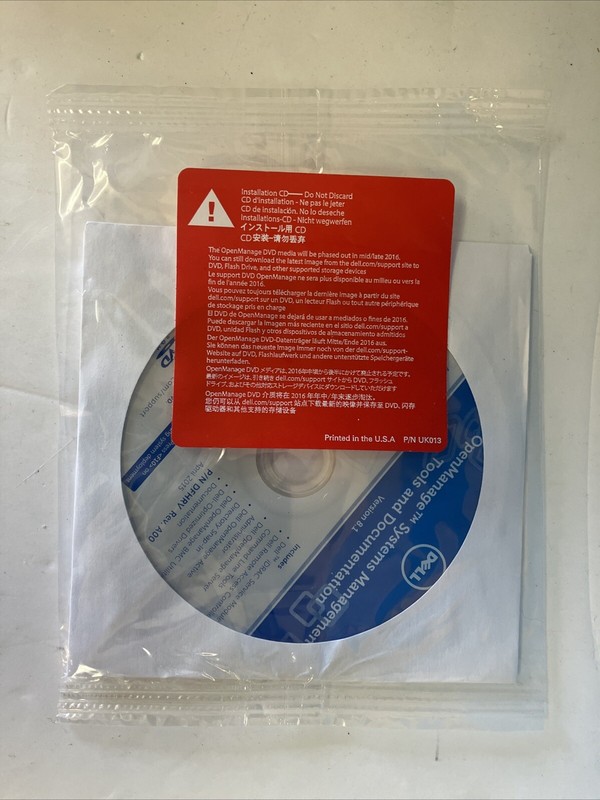 (New & Sealed) Dell OpenManage System Management Tools DVD 02TD6W ~