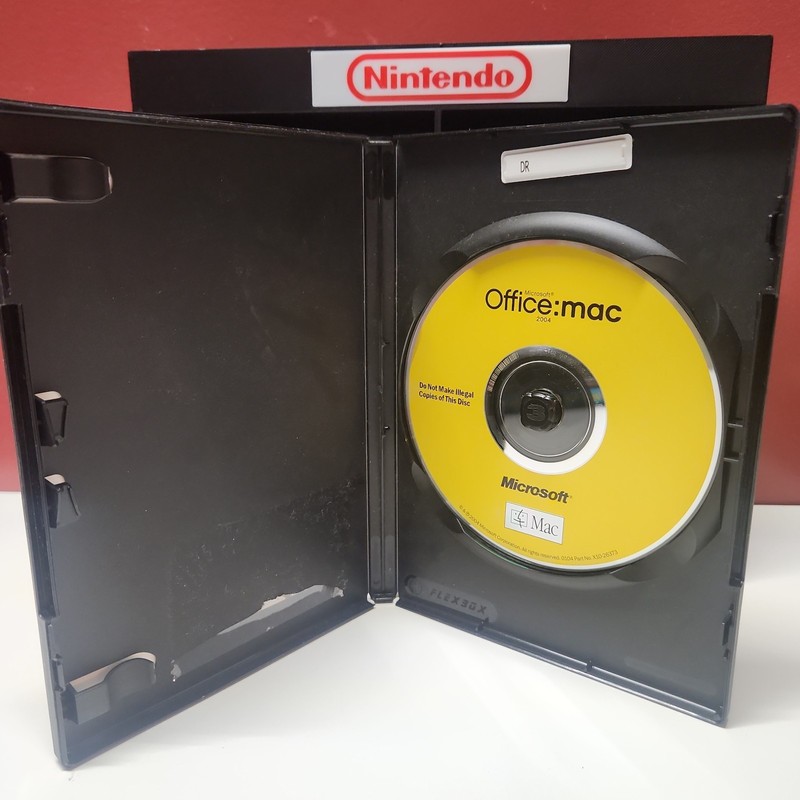 Microsoft Office Mac 2004 Disc w/ Key, Manual and Case X10-33159 gallery