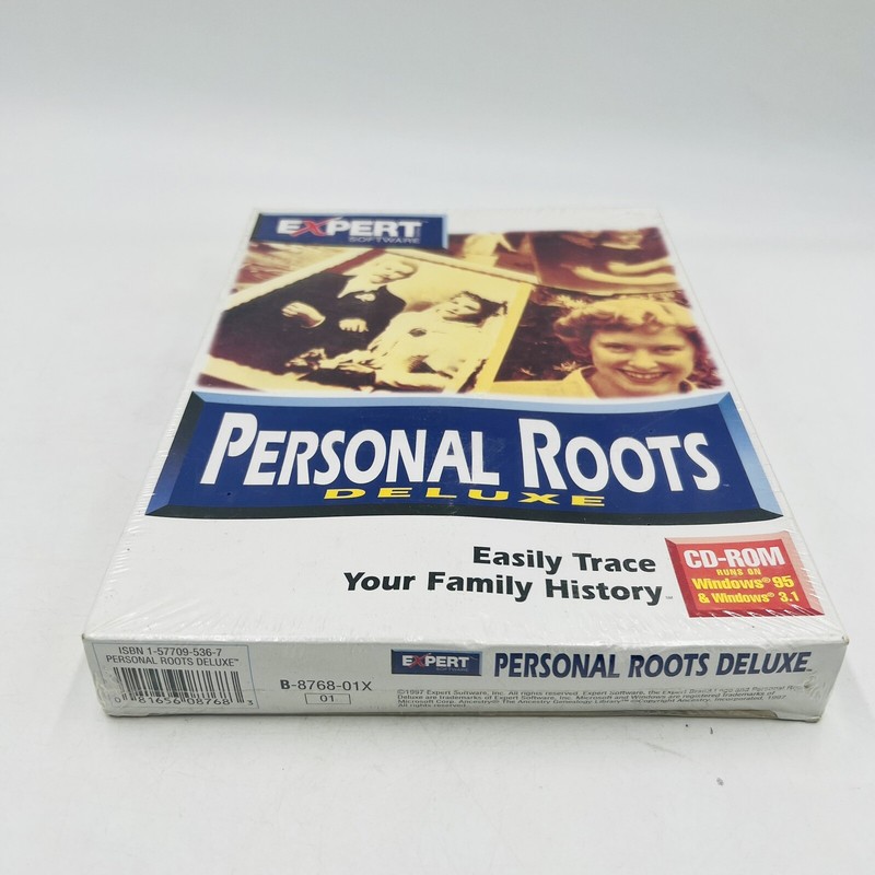 Personal Roots Deluxe Genealogy PC CD-ROM NEW gallery