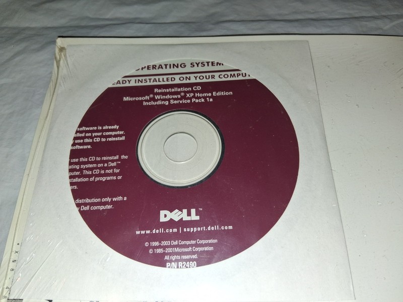 Dell Windows XP HOME SP1a Reinstallation CD - No Product Key Service Pack 1a gallery