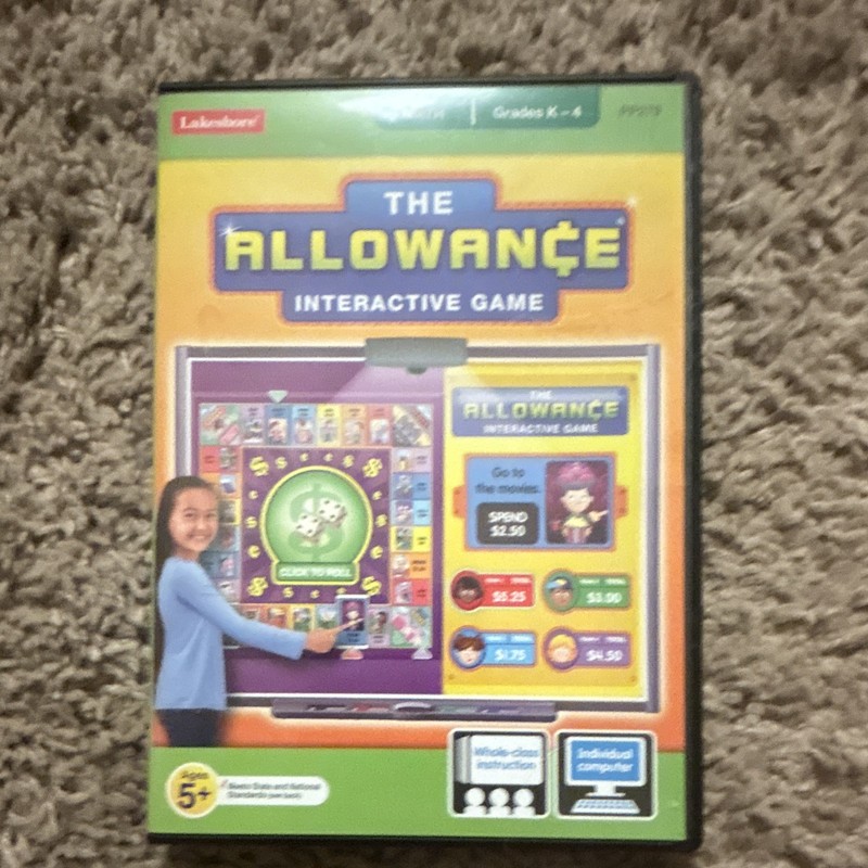 Lakeshore The Allowance Interactive Game CD English PC/Mac 1-Device Lic 79797