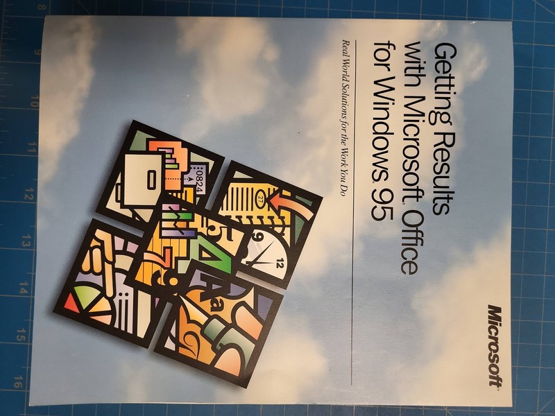 Microsoft Office Professional & Bookshelf Windows 95 Upgrade CD-ROM Manual Box gallery