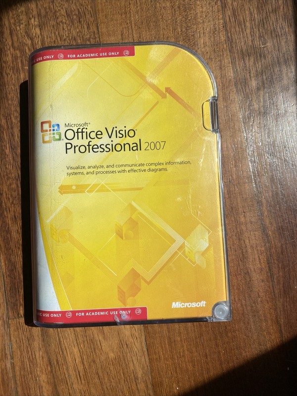 Microsoft Office Visio Standard 2007 (Retail) (1 User/s) – Full Version for…