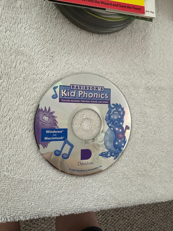 Kid Phonics 1994 Davidson & Associates – Windows & Macintosh