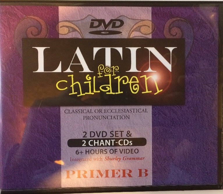 Latin For Children Primer Level B Set 2 DVDs + Chant CDs – Dr Christopher Perrin