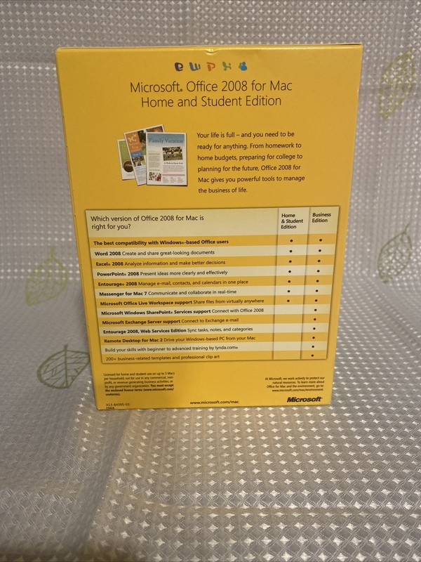 Microsoft Office 2008 Home & Student Mac - Used gallery