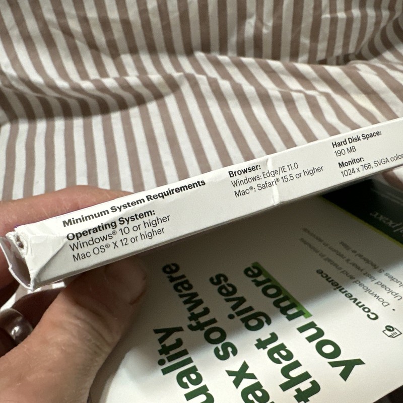 NEW H&R Block Tax Software Deluxe + State 2024 PC / Mac Key Card Download HR gallery