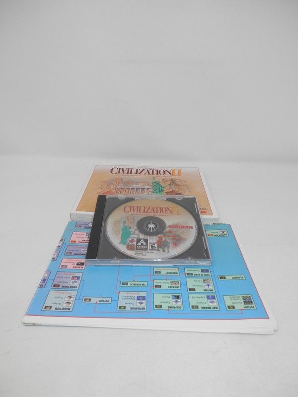 Civilization II PC Game Lot • Micro Prose Test of Time Gold Ed Windows Vintage gallery