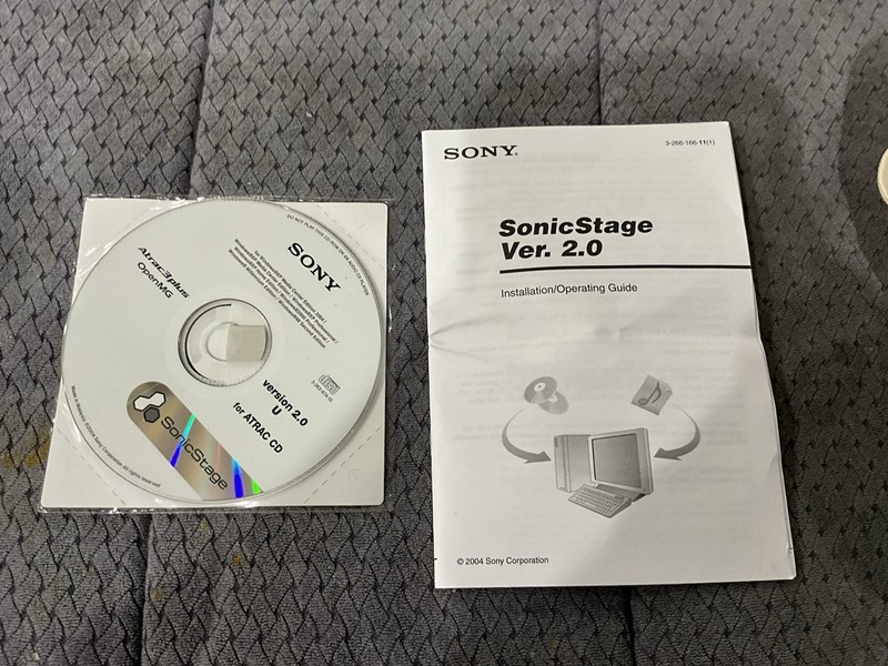 Sony SonicStage Atrac3plus OpenMG Version 2.0U + GUIDE For Walkman CD-ROM gallery
