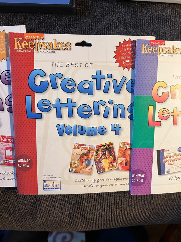 Creating Keepsakes”The Best Of Creative Lettering” Vol. 1,2,3,4,5 CDs NEW PC/MAC gallery