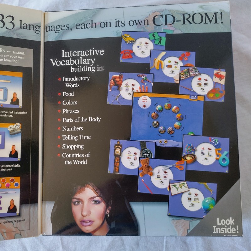 Vtg Topics Entertainment Instant Immersion 33 Languages PC Software Win & Mac gallery