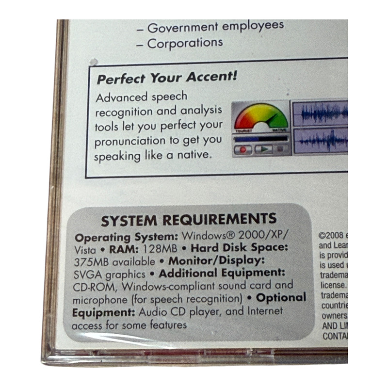 Learn to Speak Spanish Essentials 10 eLanguage Tutorial PC Software Sealed CD gallery