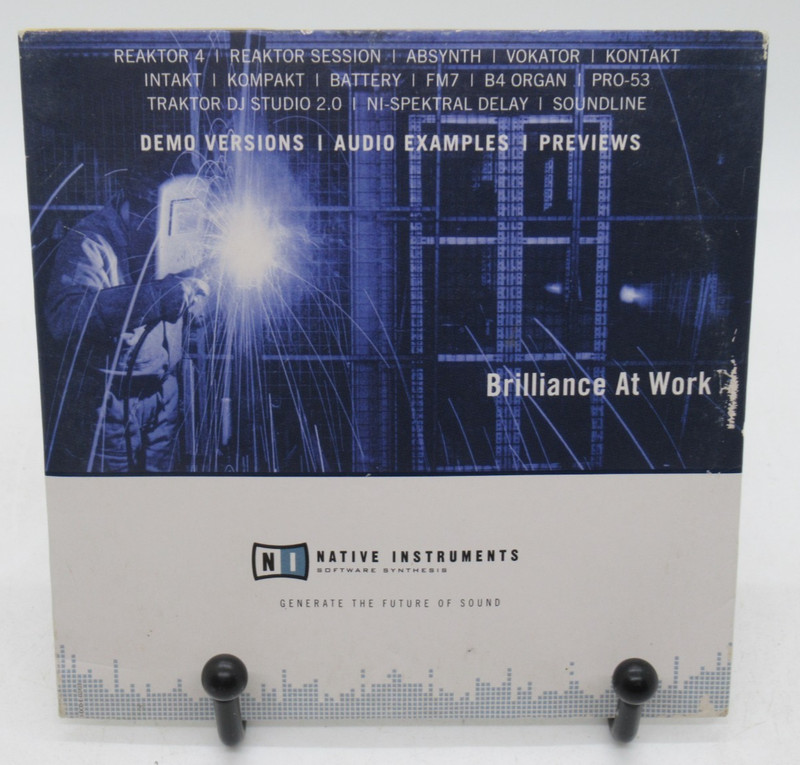 NATIVE INSTRUMENTS SOFTWARE SYNTHESIS – DEMO VERSIONS AUDIO EXAMPLES CD-ROM