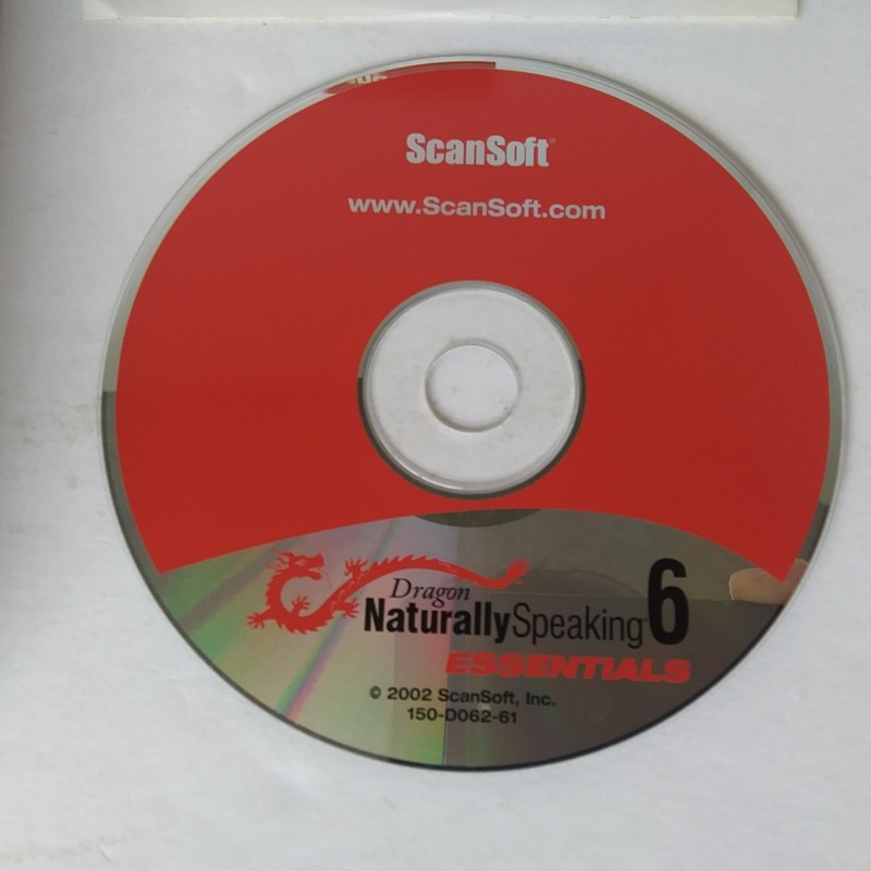 Dragon NaturallySpeaking 6 Essentials Speech Recognition Software Box Set CD Man gallery