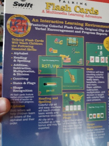 Swift Software Talking Flash Cards Childrens Educational Windows PC CD Rom New gallery