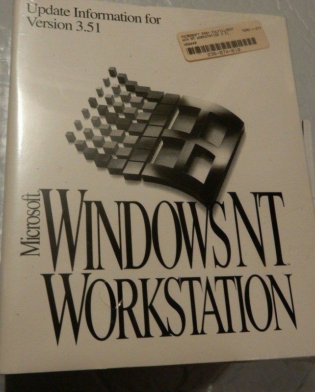 Microsoft Windows NT Workstation _ Operating System Version 3.51 _ CD-ROM